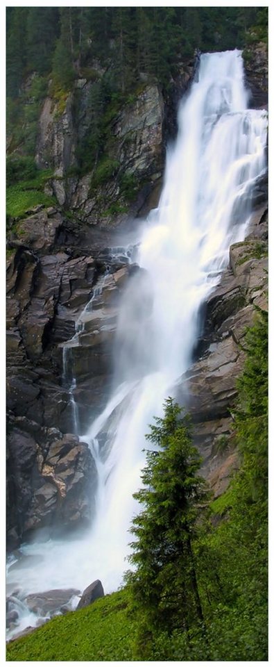 Wallario Acrylglasbild, Wasserfall, in verschiedenen Ausführungen von Wallario