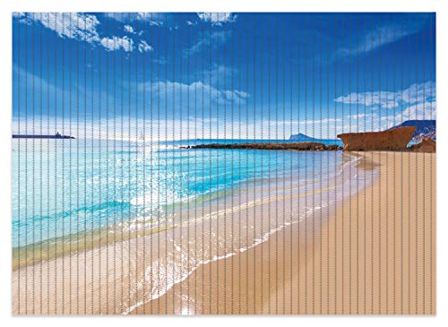Wallario Duschmatte Antirutschmatte Badmatte Fußmatte Traumstrand unter blauem Himmel, Größe ca. 70 x 50 cm Wallario Duschmatte Antirutschmatte Badmatte Fußmatte Traumstrand unter blauem Himmel, Größe ca. 70 x 50 cm von Wallario