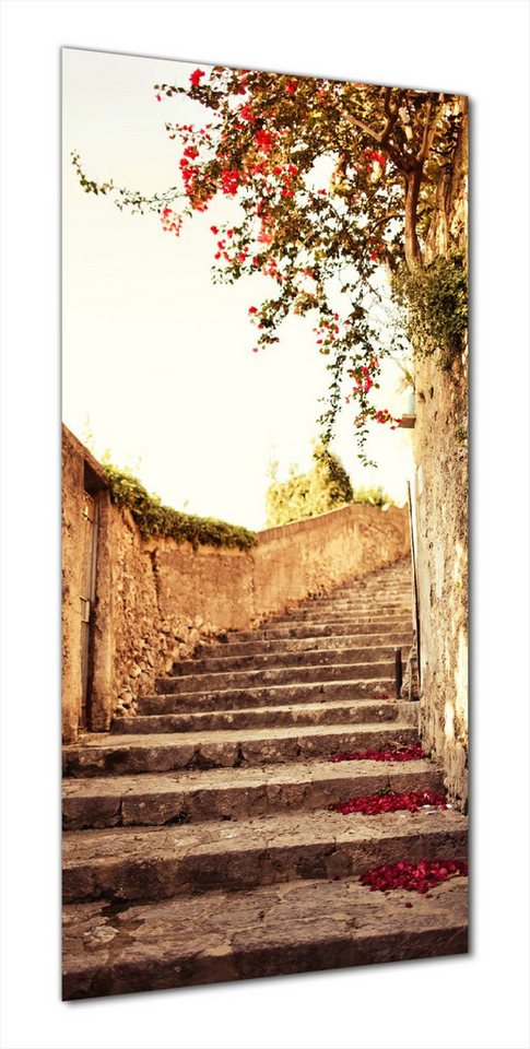 Wallario Duschrückwand Steinerne Treppe in Italien, (1-tlg) von Wallario