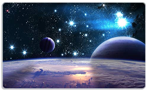 Wallario Frühstücksbrettchen aus Glas, Glasunterlage, Glasbrettchen Planeten im Weltall, Größe 14 x 23 cm, Sicherheitsglas Wallario Frühstücksbrettchen aus Glas, Glasunterlage, Glasbrettchen Planeten im Weltall, Größe 14 x 23 cm, Sicherheitsglas von Wallario