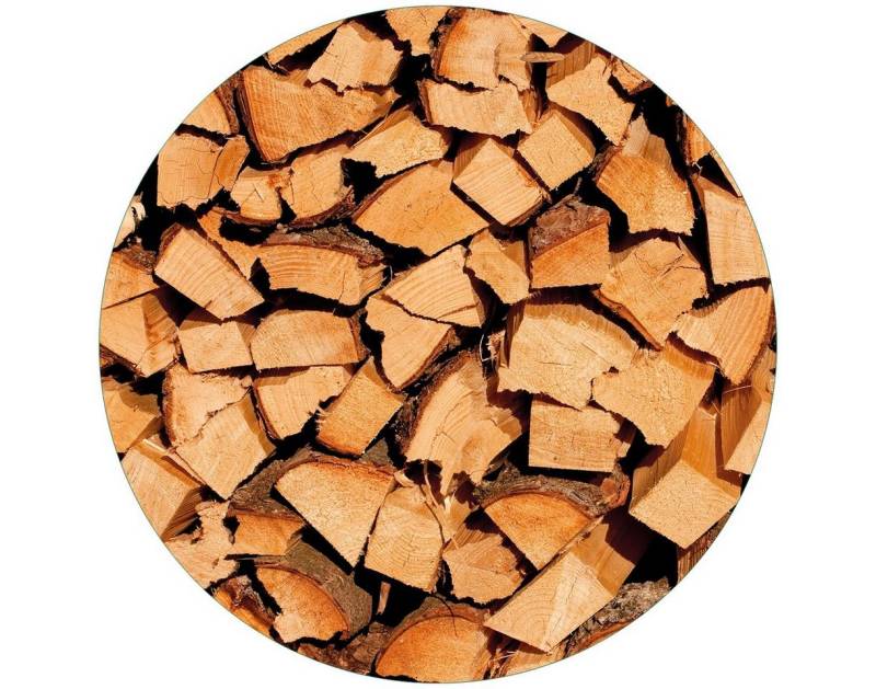 Wallario Glasbild, Holzstapel gehackt - Holzscheite für den Kamin, in verschiedenen Ausführungen Wallario Glasbild, Holzstapel gehackt - Holzscheite für den Kamin, in verschiedenen Ausführungen von Wallario