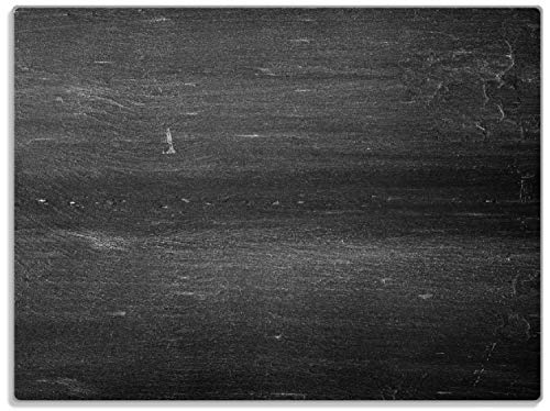 Wallario Glasunterlage/Schneidebrett aus Glas, Dunkler schwarzer Stein - Muster - Steinoptik, Größe 30 x 40 cm, Kratzfest, aus Sicherheitsglas von Wallario