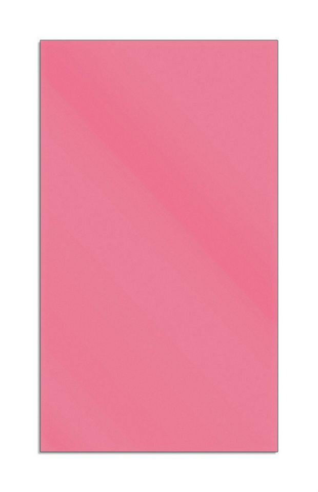 Wallario Herd-Abdeckplatte Pastellrot, ESG-Sicherheitsglas, (Glasplatte, 1 tlg., inkl. 5mm Noppen), verschiedene Größen von Wallario