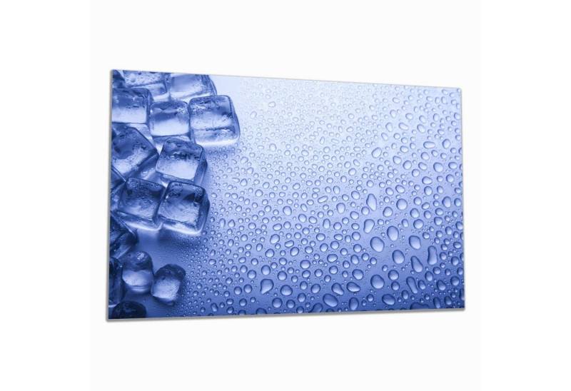 Wallario Herd-Abdeckplatte Wassertropfen auf Glas, ESG-Sicherheitsglas, (Glasplatte, 1 tlg., inkl. 5mm Noppen), verschiedene Größen von Wallario