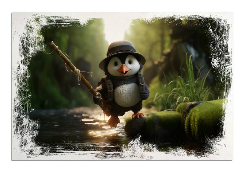 Wallario Holzbild, Süßer kleiner Abenteurer, in verschiedenen Ausführungen Wallario Holzbild, Süßer kleiner Abenteurer, in verschiedenen Ausführungen von Wallario