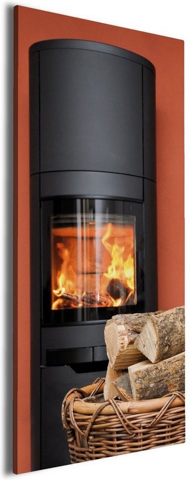 Wallario Leinwandbild, Kamin Romantik, in verschiedenen Ausführungen Wallario Leinwandbild, Kamin Romantik, in verschiedenen Ausführungen von Wallario