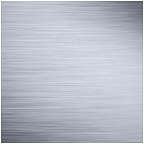 Wallario Magnetfolie für Kühlschrank/Geschirrspüler, magnetisch haftend - 60 x 60 cm, Motiv: Muster aus grauen Streifen - Schraffur von Wallario