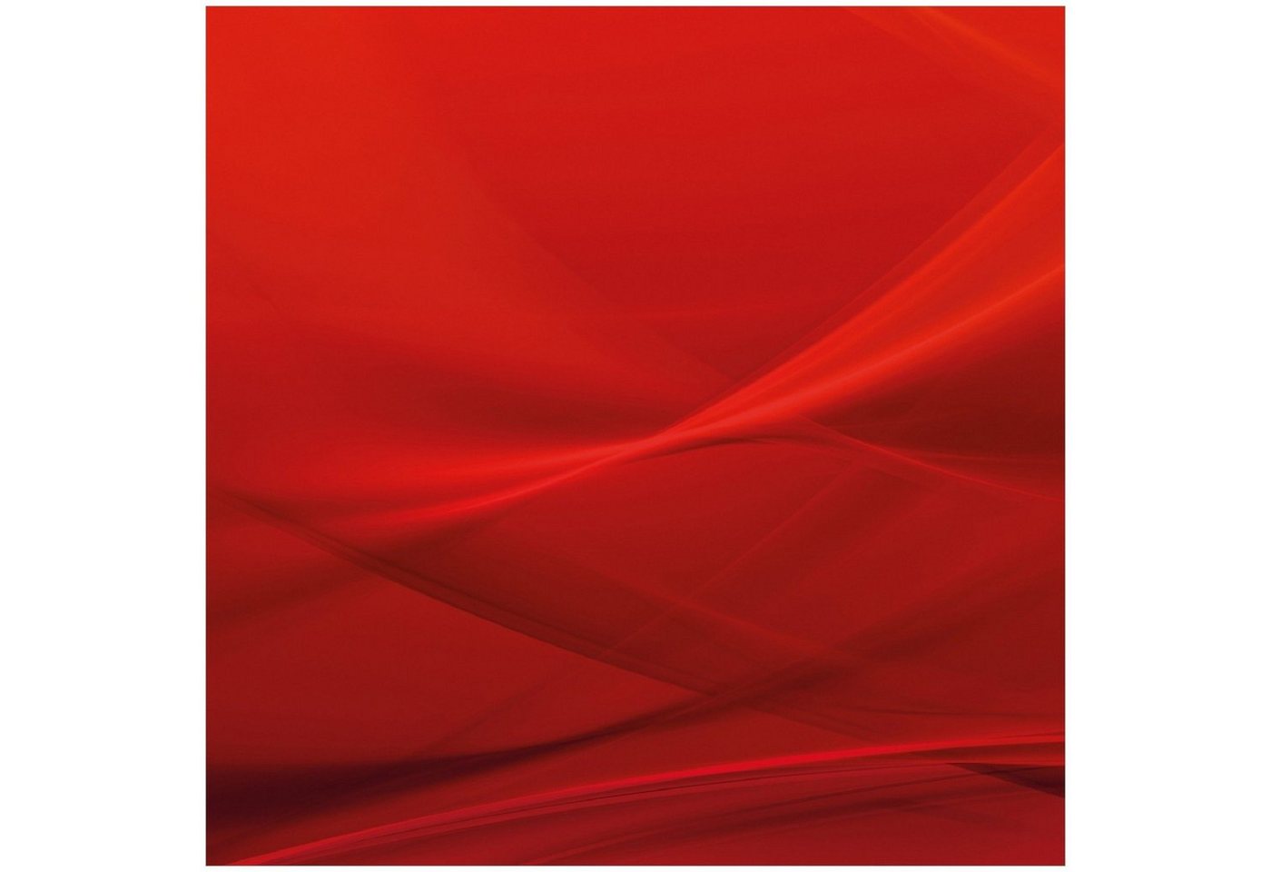 Wallario Memoboard Abstrakte rotes Muster - roter Stoff von Wallario