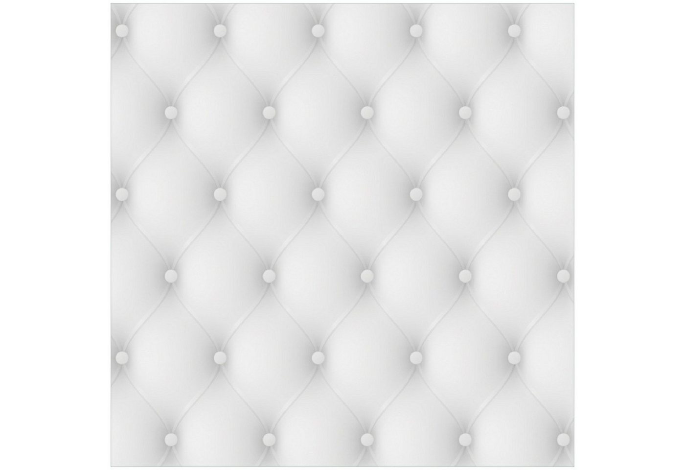 Wallario Memoboard Weiße Ledertür von Wallario