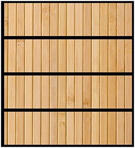 Wallario Möbelfolie/Aufkleber, geeignet für IKEA Malm Kommode mit 4 Schubfächern - Klebefolie Holzpanele hell von Wallario