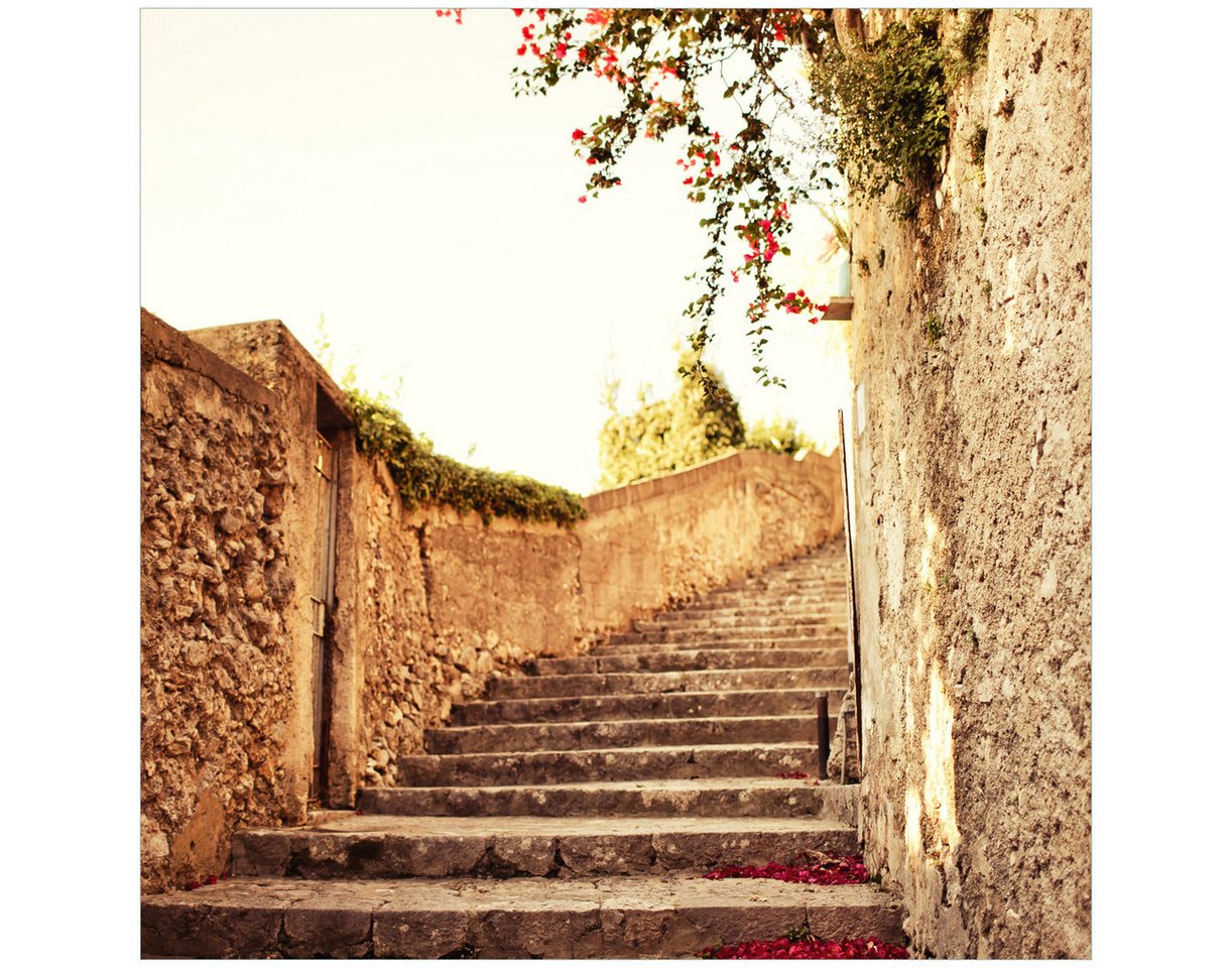 Wallario Möbelfolie Steinerne Treppe in Italien Wallario Möbelfolie Steinerne Treppe in Italien von Wallario