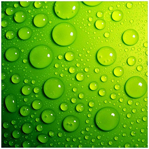 Wallario Möbelfolie selbstklebend/Aufkleber, Tischfolie geeignet für IKEA Lack Tisch - Möbeldeko Wassertropfen auf Grün in 55 x 55 cm Wallario Möbelfolie selbstklebend/Aufkleber, Tischfolie geeignet für IKEA Lack Tisch - Möbeldeko Wassertropfen auf Grün in 55 x 55 cm von Wallario