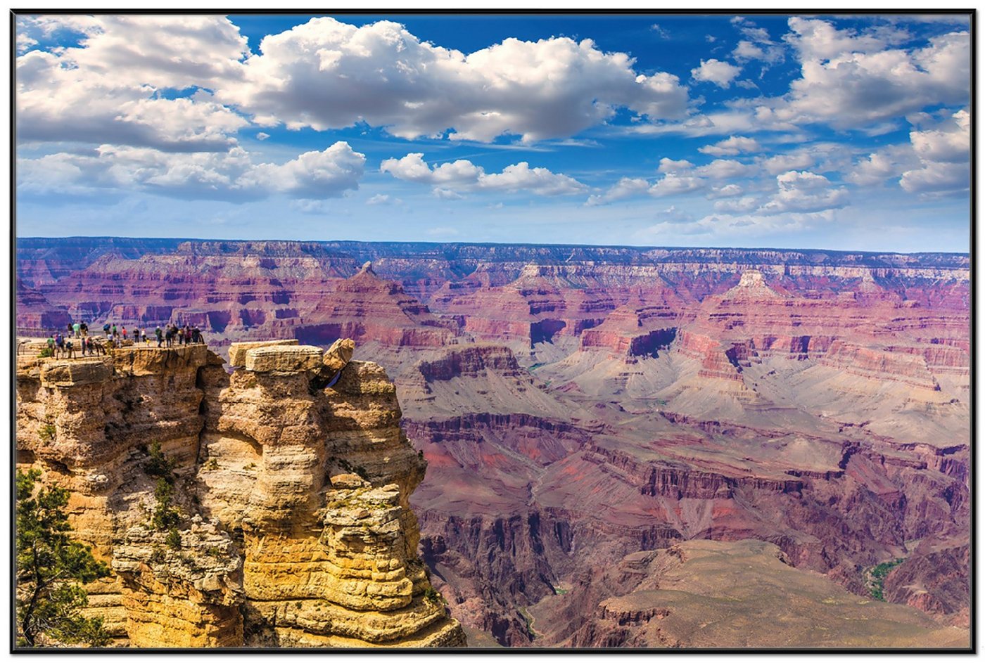 Wallario Poster, Felsenschlucht im Grand Canyon Park Arizona, in verschiedenen Ausführungen von Wallario