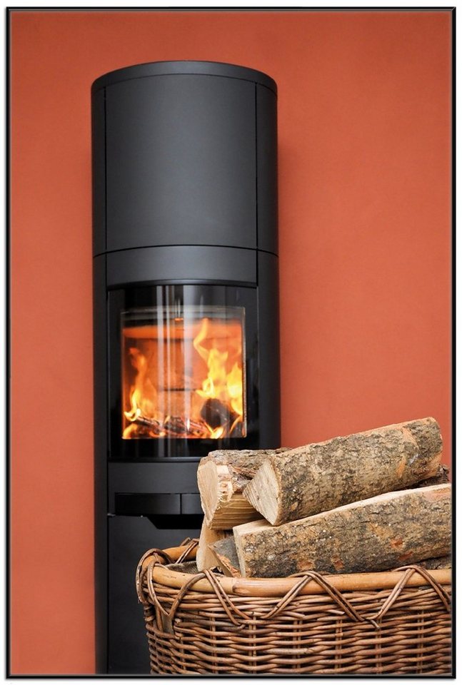 Wallario Poster, Kamin Romantik, in verschiedenen Ausführungen Wallario Poster, Kamin Romantik, in verschiedenen Ausführungen von Wallario