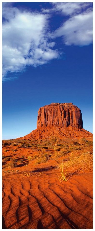 Wallario Poster, Monument Valley am Abend I, in verschiedenen Ausführungen von Wallario