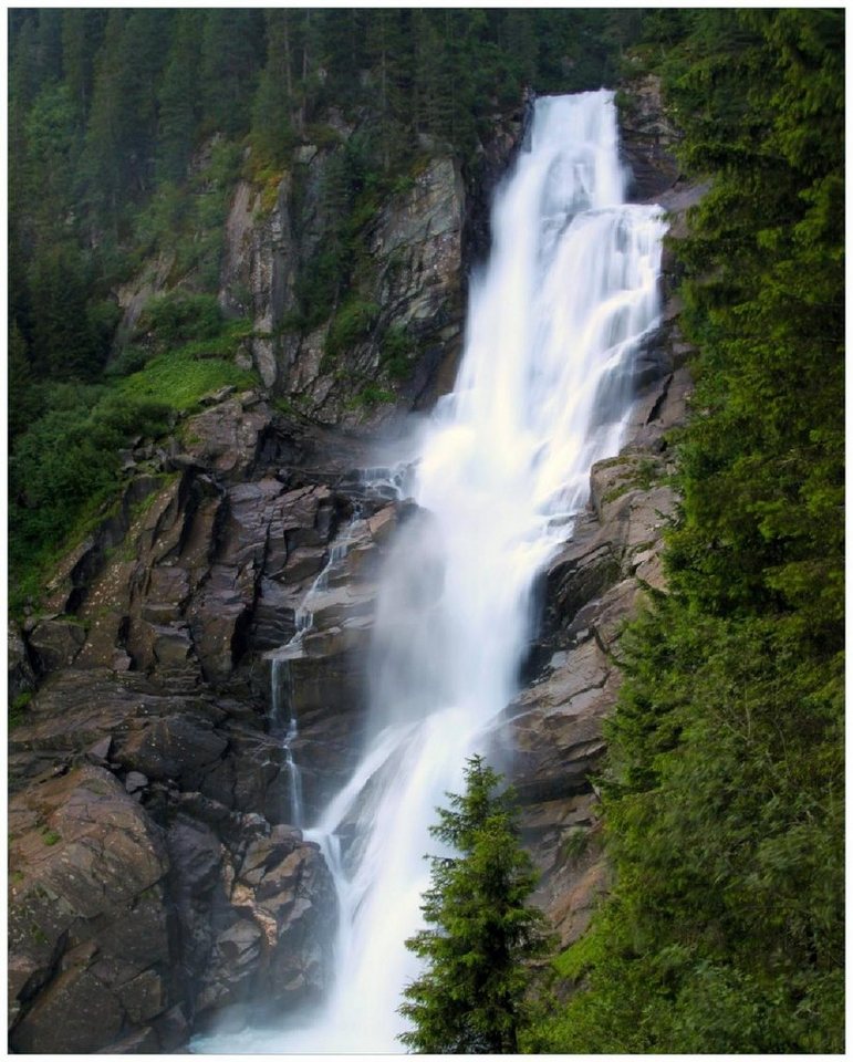 Wallario Poster, Wasserfall, in verschiedenen Ausführungen Wallario Poster, Wasserfall, in verschiedenen Ausführungen von Wallario
