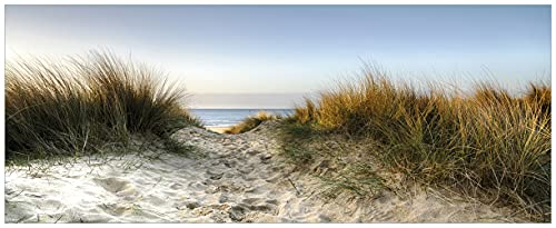 Wallario Poster - Weg durch die Dünen zum Strand am Meer in Premiumqualität, Größe: 80 x 200 cm XXL-Poster Wallario Poster - Weg durch die Dünen zum Strand am Meer in Premiumqualität, Größe: 80 x 200 cm XXL-Poster von Wallario
