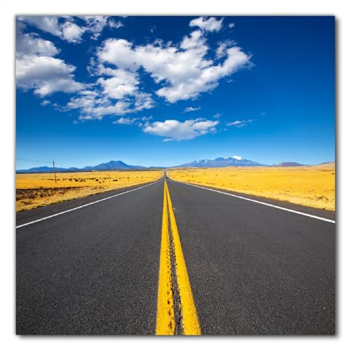 Wallario Selbstklebende Möbelfolie/Tischdecke für Innen und Außen, Größe: 70 x 70 cm - Route 89 in Arizona - Am Ende der Horizont Wallario Selbstklebende Möbelfolie/Tischdecke für Innen und Außen, Größe: 70 x 70 cm - Route 89 in Arizona - Am Ende der Horizont von Wallario