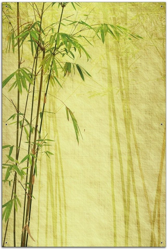 Wallario Sichtschutzzaunmatten Antiker Bambus von Wallario