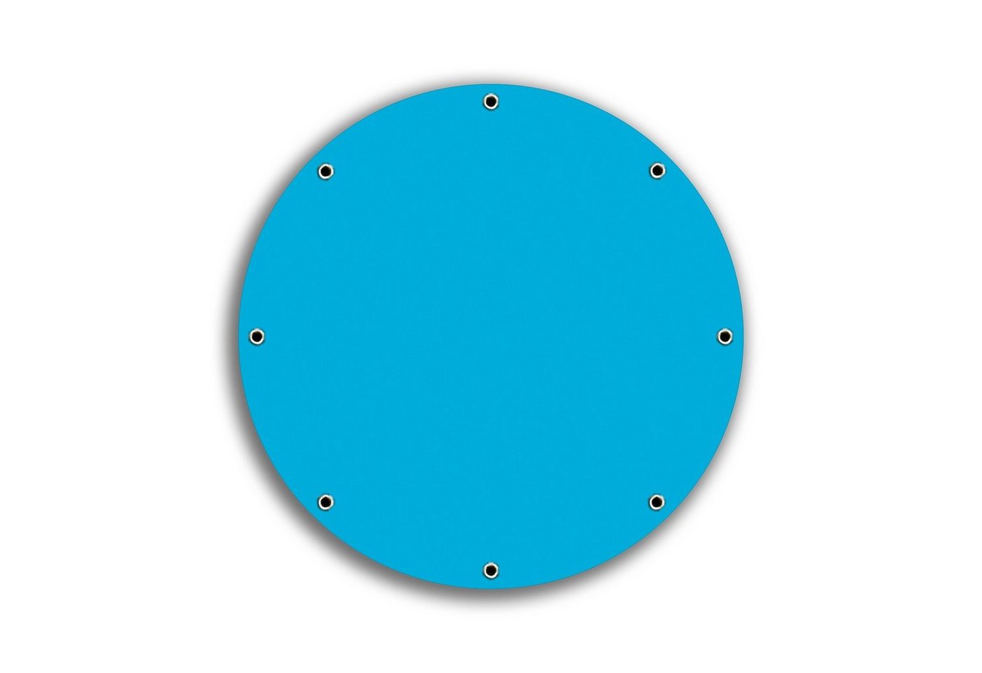 Wallario Sichtschutzzaunmatten Hellblau, rund Wallario Sichtschutzzaunmatten Hellblau, rund von Wallario