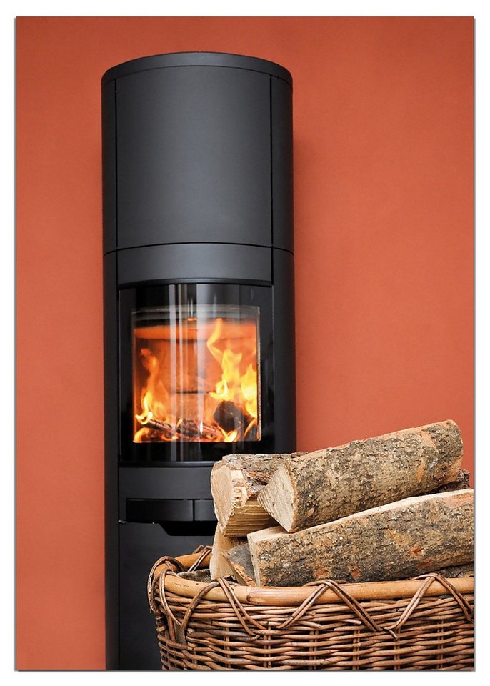 Wallario Wandfolie, Kamin Romantik, wasserresistent, geeignet für Bad und Dusche Wallario Wandfolie, Kamin Romantik, wasserresistent, geeignet für Bad und Dusche von Wallario