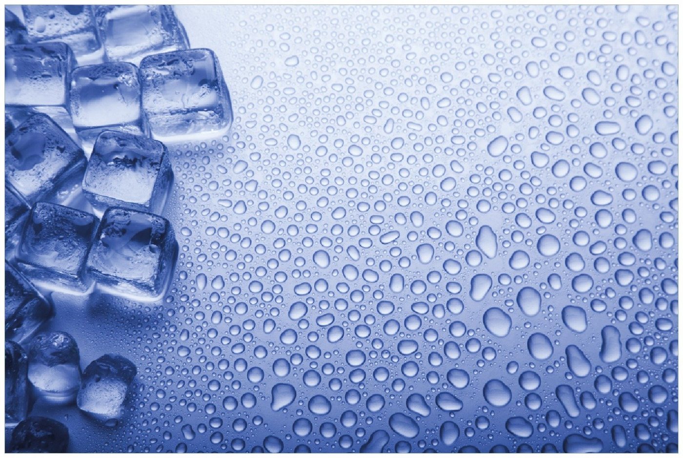 Wallario Wandfolie, Wassertropfen auf Glas, in verschiedenen Ausführungen Wallario Wandfolie, Wassertropfen auf Glas, in verschiedenen Ausführungen von Wallario