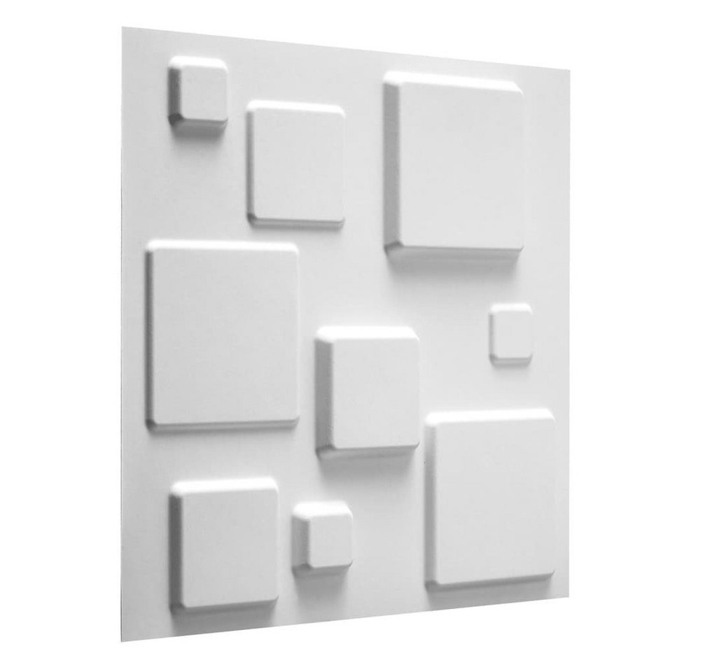 WallArt Wandpaneel 3D-Wandpaneele 24 Stk. GA-WA09 Squares, (24-tlg) von Wallart