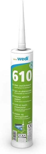 WEDI 610 Kleb‑ & Dichtstoff, hellgrau – Premium Nassbereichsdichtungsmasse, 310 ml – optimale Haftung auf Wedi-Platten, keramischen Fliesen & Untergründe WEDI 610 Kleb‑ & Dichtstoff, hellgrau – Premium Nassbereichsdichtungsmasse, 310 ml – optimale Haftung auf Wedi-Platten, keramischen Fliesen & Untergründe von Wallbach
