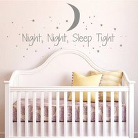 Kinder Wandsticker "Night Night Sleep Tight' von Wallboss