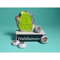 Handgefertigte Magnete Aus Graffitilackschichten Und Beton Upcycling Deko von WalldiamondsShop