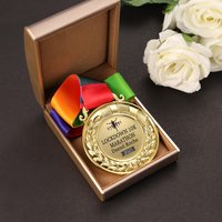 Personalisiertes Medaillen-Design Mit Ihrer Botschaft Oder Ihrem Logo, Benutzerdefinierter Medaillen-Race-Award Personalisierter Marathon 10K Run von WalletWithLove
