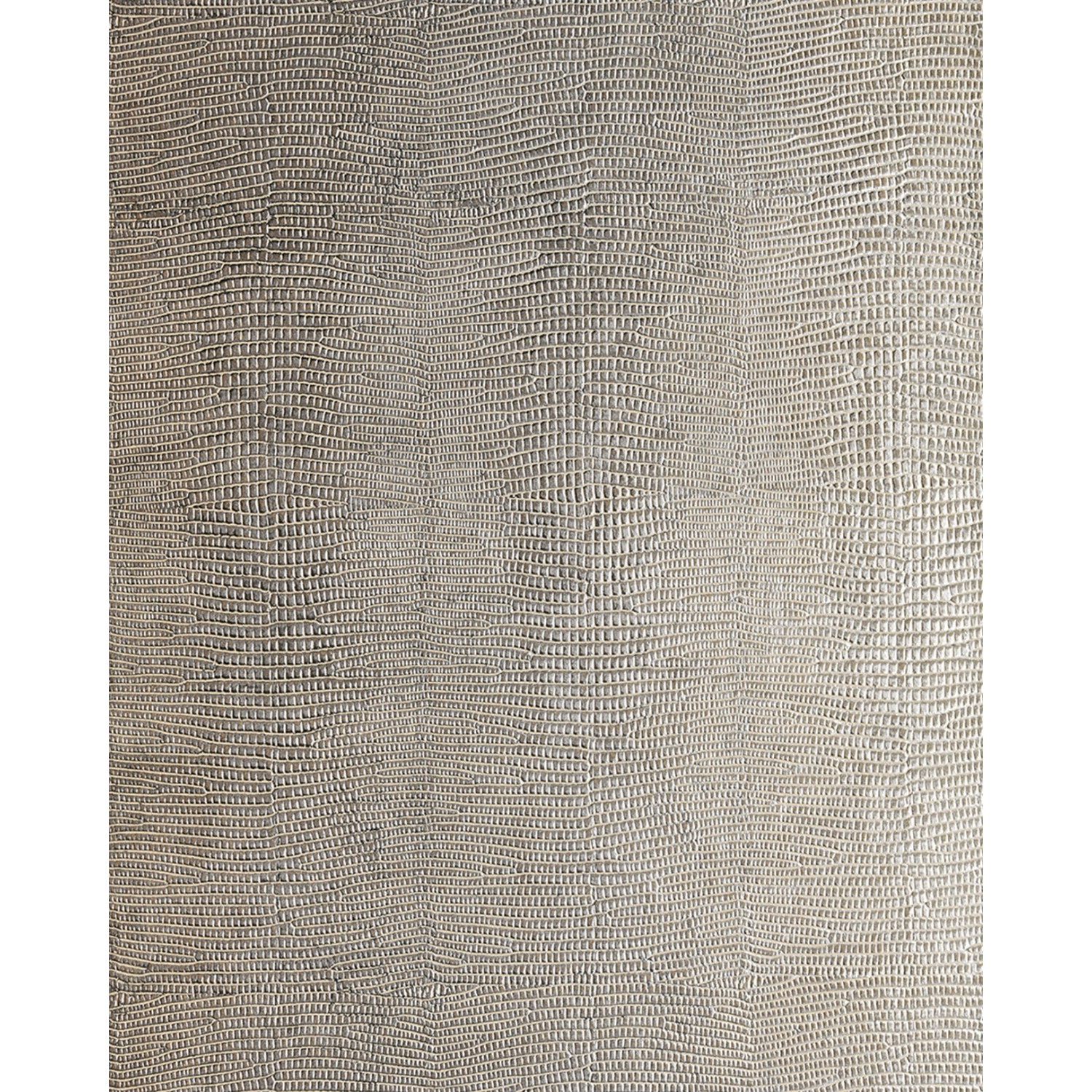 WALLFACE 12893 LEGUAN Design Leder Blickfang Wand-Paneel Tapete Silber 2600 mm x 1000 mm x 1,5 mm 2,60 m2 Silber von Wallface