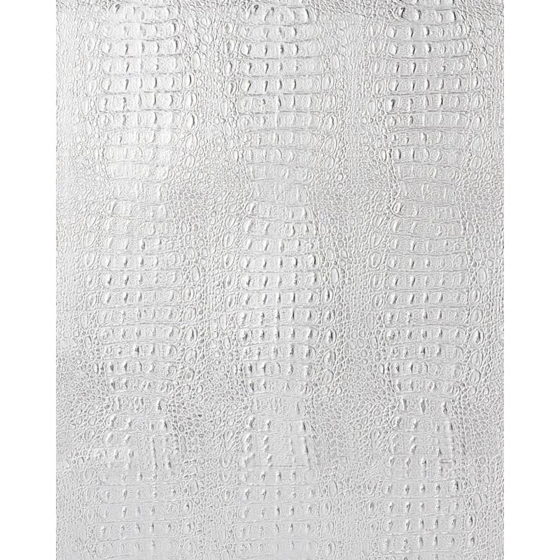 WALLFACE 13520 CROCO Design Struktur Wand-Paneel Verkleidung Silber-Grau 2600 mm x 1000 mm x 2,6 mm 2,60 m2 Silber von Wallface