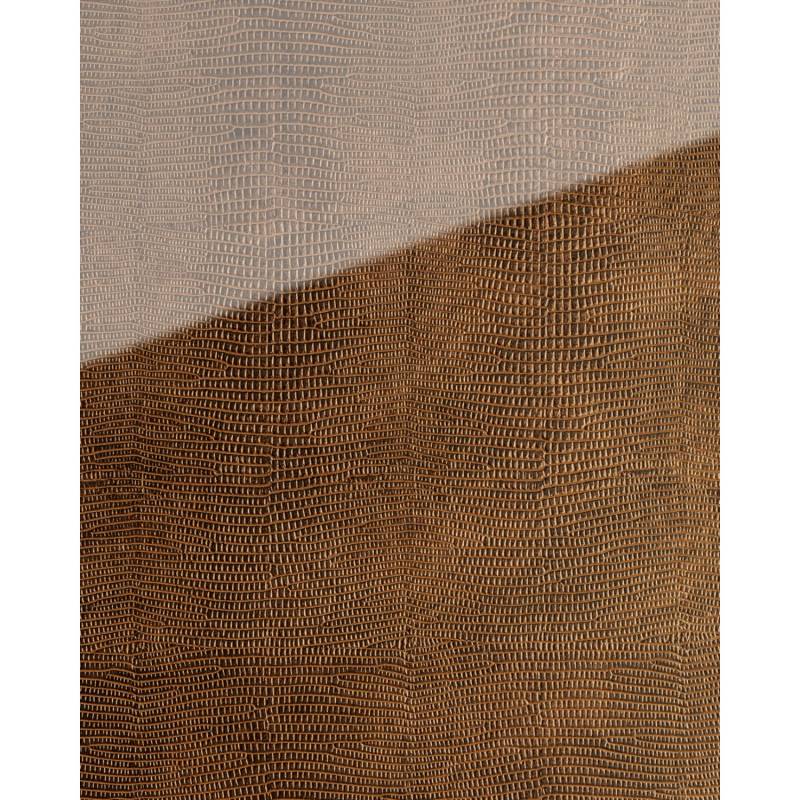 WALLFACE 16981 LEGUAN Wandpaneel Glas-Optik Luxus Dekor Kupfer Braun 2600 mm x 1000 mm x 2,8 mm 2,60 m2 Braun von Wallface