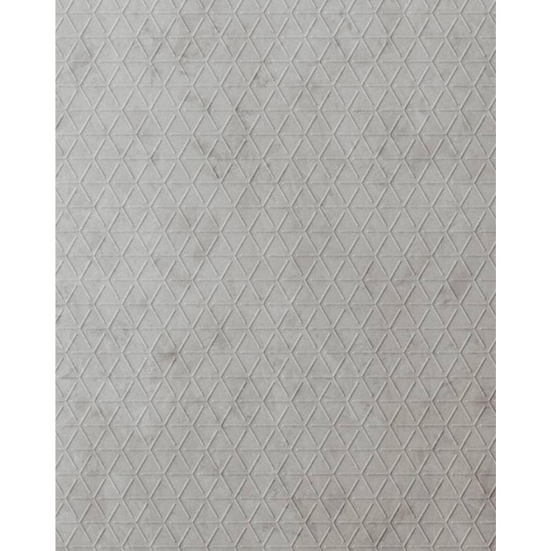WALLFACE 22740 CUBE VELVET Pearl Wandverkleidung in Leder Optik Matt Grau 2,63 m2 2613 mm x 1005 mm x 6 mm 2,63 m2 Grau von Wallface