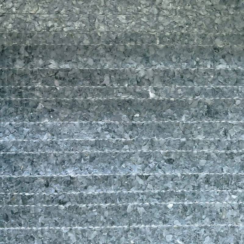 WALLFACE CSA09 CAPIZ Vliestapete mit Capiz-Muscheln Perlmutt Optik Grau 2,45 m2 0,91 m x 2,7 m 2,45 m2 Grau von Wallface