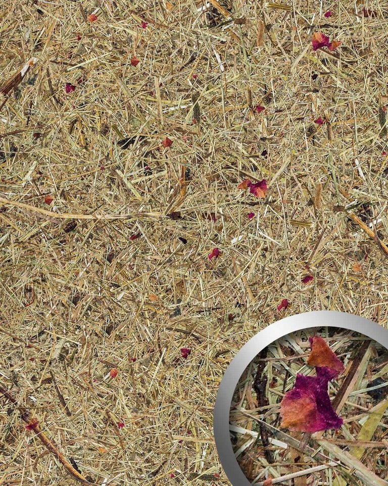 Wallface Dekorpaneele AL-11003-SA, BxL: 136x305 cm, 4.026 qm, (Dekorpaneel, 1-tlg., Wandverkleidung mit echten unbehandelten alpinen Blumen und Gräsern) selbstklebend, braun, pink, matt, strukturiert von Wallface