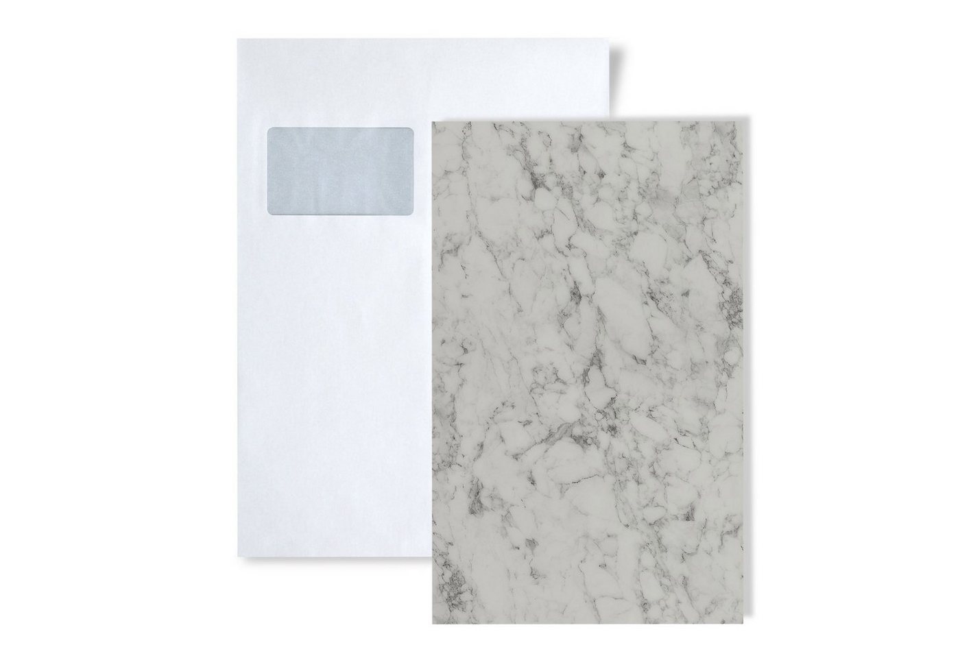 Wallface Dekorpaneele S-19566-NA, BxL: 15x20 cm, (1 MUSTERSTÜCK, Produktmuster, 1-tlg., Muster des Dekorpaneels) weiß, grau-weiß von Wallface