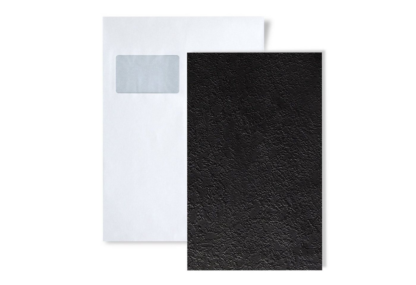 Wallface Dekorpaneele 1 MUSTERSTÜCK S-22716 DIN A5 Wandpaneel MUSTER LAVA VELVET, BxL: 15x20 cm, (1 MUSTERSTÜCK, Produktmuster, 1-tlg., Muster des Dekorpaneels) schwarz von Wallface
