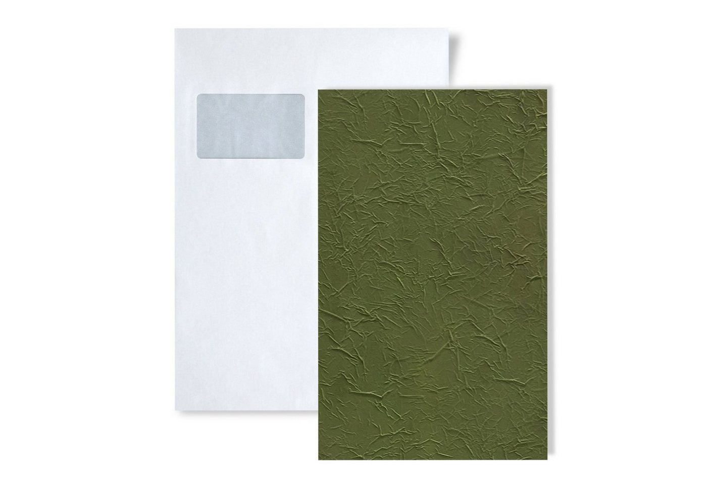 Wallface Dekorpaneele S-22735-NA, BxL: 15x20 cm, (1 MUSTERSTÜCK, Produktmuster, 1-tlg., Muster des Dekorpaneels) grün von Wallface