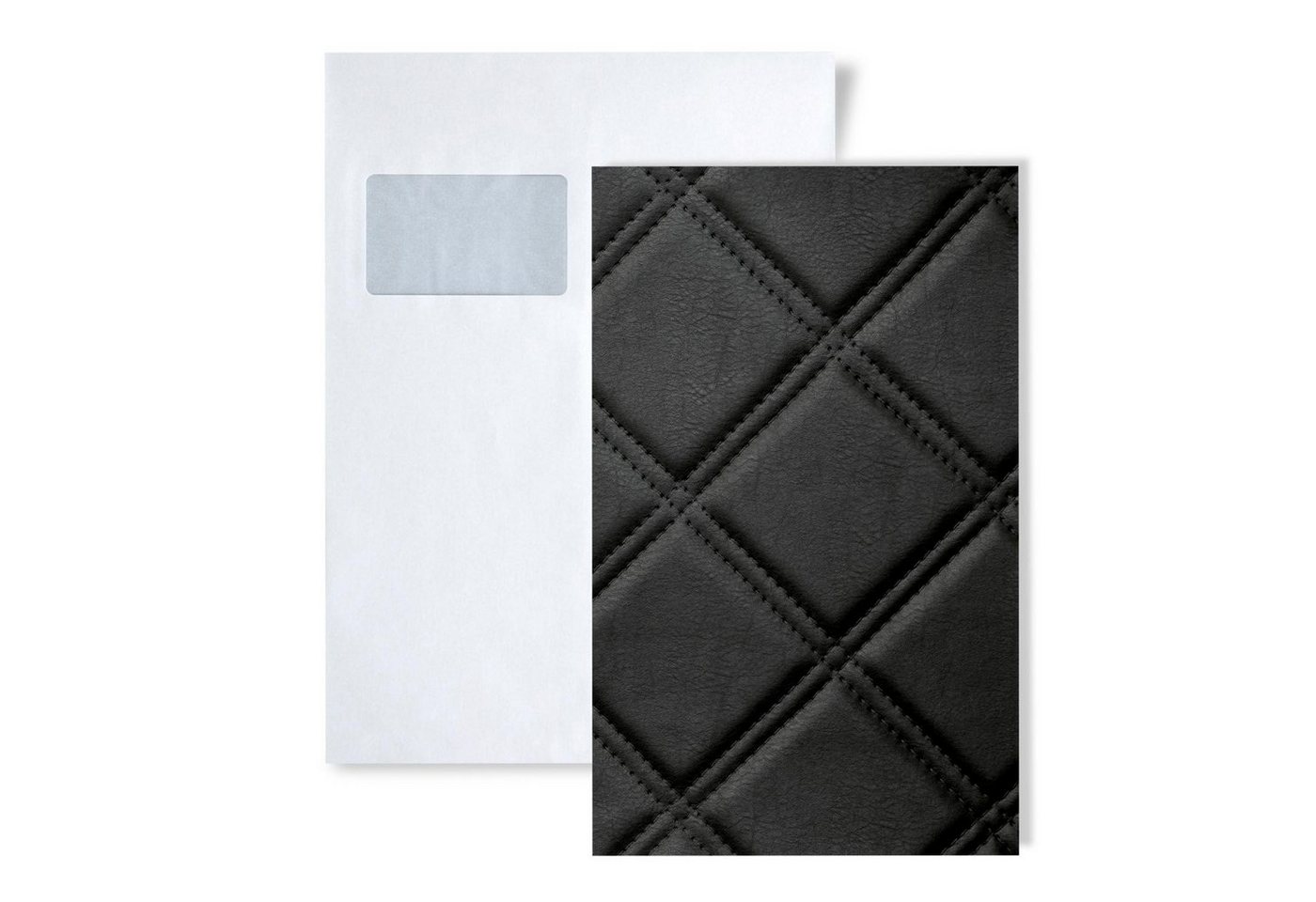 Wallface Wandpaneel 1 MUSTERSTÜCK S-15030 DIN A5 Wandpaneel Muster, BxL: 15x20 cm, (1 MUSTERSTÜCK, Produktmuster, 1-tlg., Muster des Wandpaneels) schwarz matt von Wallface