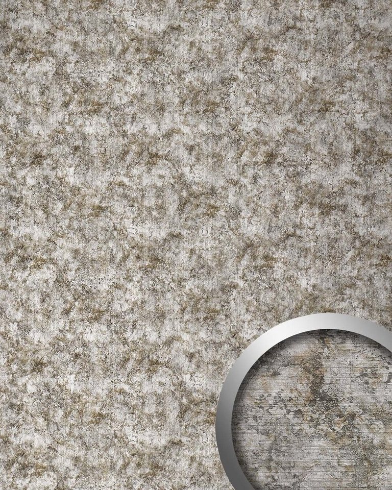 Wallface Wandpaneel 17275-SA, BxL: 100x260 cm, 2.6 qm, (Dekorpaneel, 1-tlg., Wandverkleidung in Metall-Optik) selbstklebend, grau, silbergrau, matt von Wallface