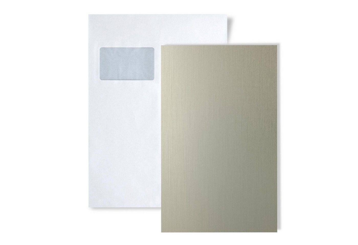 Wallface Wandpaneel 1 MUSTERSTÜCK S-12433 DIN A5 Wandpaneel Muster, BxL: 15x20 cm, (1 MUSTERSTÜCK, Produktmuster, 1-tlg., Muster des Wandpaneels) Champagne gebürstet von Wallface