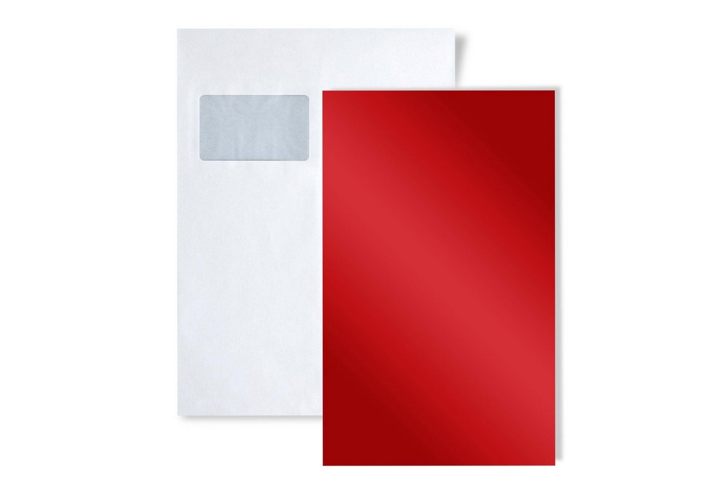 Wallface Wandpaneel S-23388-SA, BxL: 15x20 cm, (1 MUSTERSTÜCK, Produktmuster, Muster des Wandpaneels) rot von Wallface