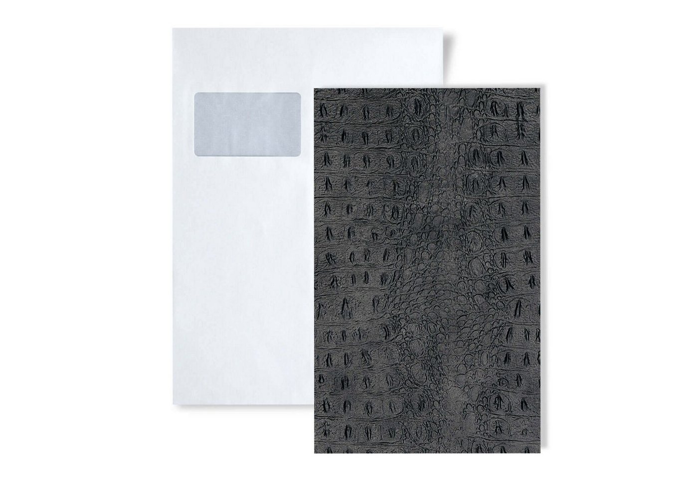 Wallface Wandpaneel 1 MUSTERSTÜCK S-24964 DIN A5 Wandpaneel MUSTER CLASSY Black, BxL: 15x20 cm, (1 MUSTERSTÜCK, Produktmuster, Muster des Wandpaneels) anthrazit von Wallface