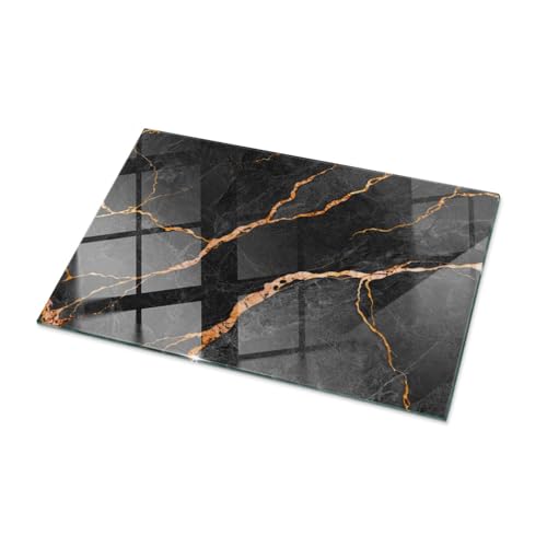Dekorplatten 100x70 cm Wasserdicht Installationswerkzeuge Rechteckig Schutz vor Kontamination Glatte Oberfläche Sicherungsblech - Marmor mit Adern von Wallfluent