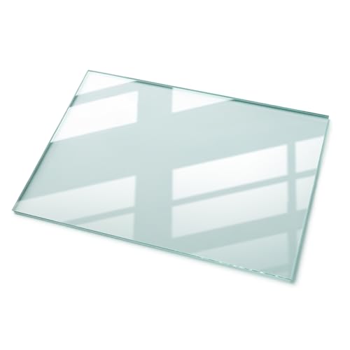 Glasplatte 100x70 cm Wasserdicht Installationswerkzeuge Polierte Kanten Fleckenbeständigkeit Schutz vor Kontamination Glatte Oberfläche Sicherungsblech - Transparent von Wallfluent