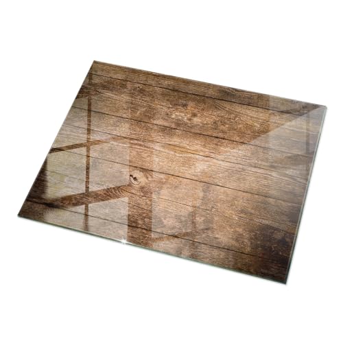 Tafelglas 120x80 cm Schutz vor Kontamination Glatte Oberfläche Fleckenbeständigkeit Installationswerkzeuge Sicherungsblech Wasserdicht Polierte Kanten - Holzbretter von Wallfluent