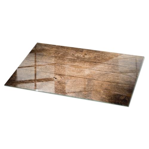 Tafelglas 150x50 cm Schutz vor Kontamination Glatte Oberfläche Fleckenbeständigkeit Installationswerkzeuge Sicherungsblech Wasserdicht Polierte Kanten - Holzbretter von Wallfluent