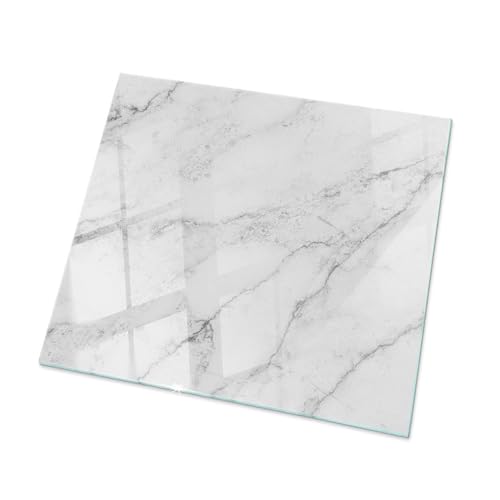 Tischplatte 60x60 cm Wasserdicht Polierte Kanten Glatte Oberfläche Sicherungsblech Installationswerkzeuge Fleckenbeständigkeit Schutz vor Kontamination - Marmoroberfläche von Wallfluent